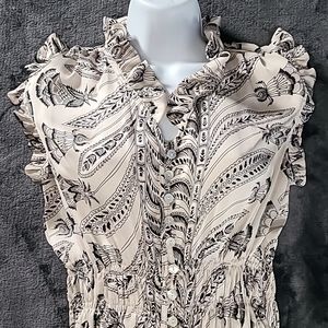 Women's Jaipur sleeveless dress top small